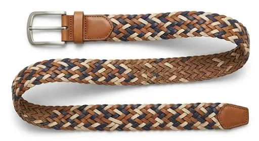 Qilla International Braided Leather Belts