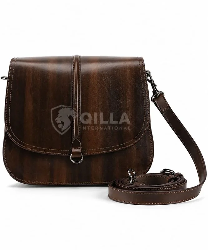 Qilla International Saddle Cross-Body Bag (EQ 602)