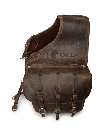 Qilla International Distressed Western Saddlebag (PB 710)